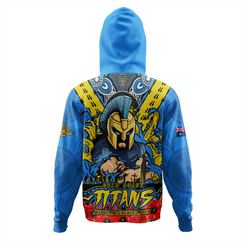 Gold Coast Titans Hoodie Ripped Legacy Of The Game The ANZAC Spirit Lives On Gold Coast Titans Hoodie Ripped Legacy Of The Game The ANZAC Spirit Lives On