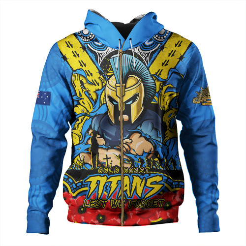 Gold Coast Titans Hoodie Ripped Legacy Of The Game The ANZAC Spirit Lives On Gold Coast Titans Hoodie Ripped Legacy Of The Game The ANZAC Spirit Lives On