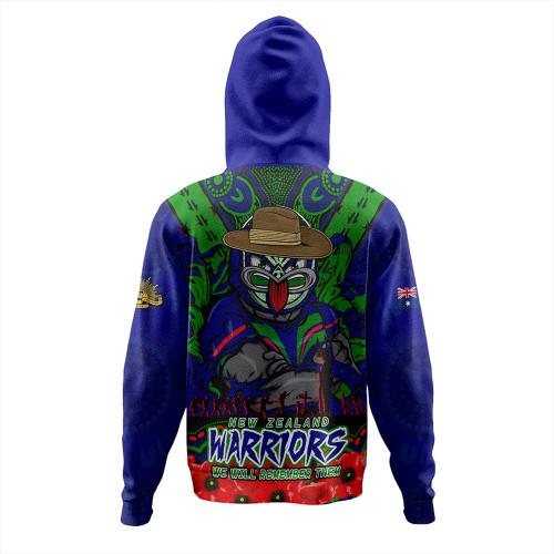 New Zealand Warriors Hoodie Ripped Legacy Of The Game The ANZAC Spirit Lives On