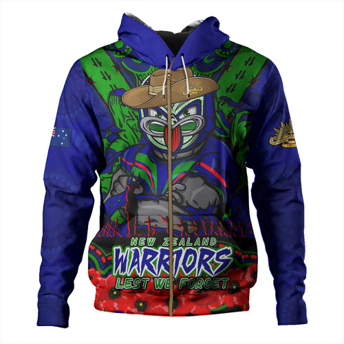 New Zealand Warriors Hoodie Ripped Legacy Of The Game The ANZAC Spirit Lives On