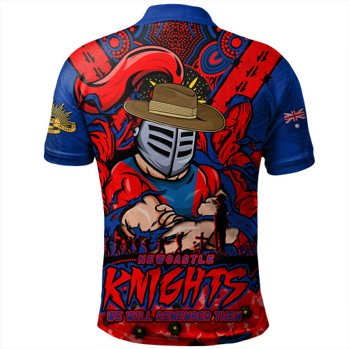 Newcastle Knights Polo Shirt Ripped Legacy Of The Game The ANZAC Spirit Lives On Newcastle Knights Polo Shirt Ripped Legacy Of The Game The ANZAC Spirit Lives On