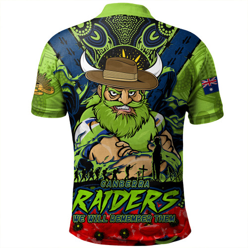 Canberra Raiders Polo Shirt Ripped Legacy Of The Game The ANZAC Spirit Lives On Canberra Raiders Polo Shirt Ripped Legacy Of The Game The ANZAC Spirit Lives On