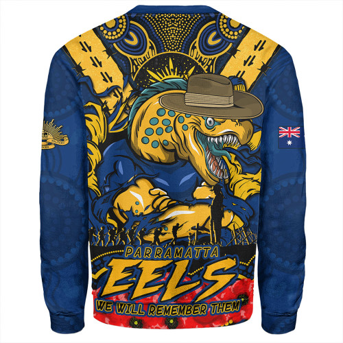 Parramatta Eels Sweatshirt Ripped Legacy Of The Game The ANZAC Spirit Lives On Parramatta Eels Sweatshirt Ripped Legacy Of The Game The ANZAC Spirit Lives On