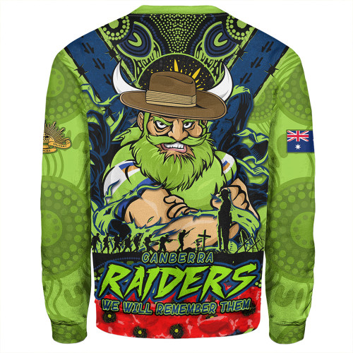 Canberra Raiders Sweatshirt Ripped Legacy Of The Game The ANZAC Spirit Lives On Canberra Raiders Sweatshirt Ripped Legacy Of The Game The ANZAC Spirit Lives On