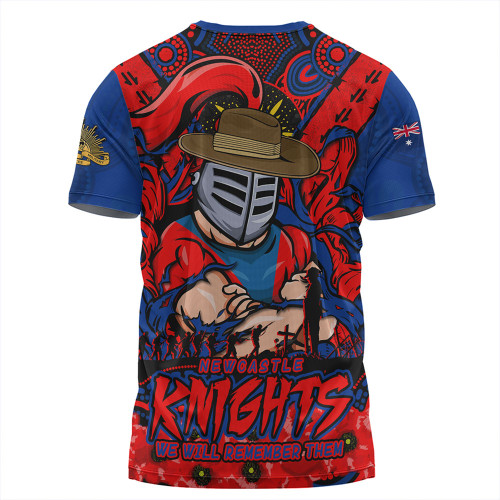 Newcastle Knights T-Shirt Ripped Legacy Of The Game The ANZAC Spirit Lives On Newcastle Knights T-Shirt Ripped Legacy Of The Game The ANZAC Spirit Lives On