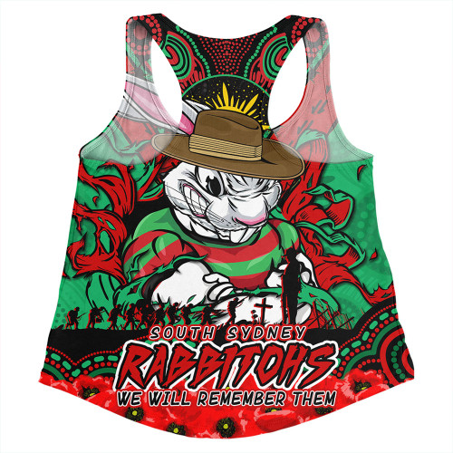 South Sydney Rabbitohs Women Racerback Singlet Ripped Legacy Of The Game The ANZAC Spirit Lives On South Sydney Rabbitohs Women Racerback Singlet Ripped Legacy Of The Game The ANZAC Spirit Lives On