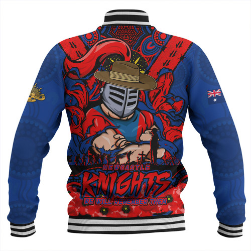 Newcastle Knights Baseball Jacket Ripped Legacy Of The Game The ANZAC Spirit Lives On Newcastle Knights Baseball Jacket Ripped Legacy Of The Game The ANZAC Spirit Lives On