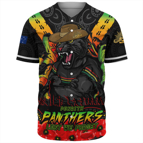 Penrith Panthers Baseball Shirt Ripped Legacy Of The Game The ANZAC Spirit Lives On Penrith Panthers Baseball Shirt Ripped Legacy Of The Game The ANZAC Spirit Lives On