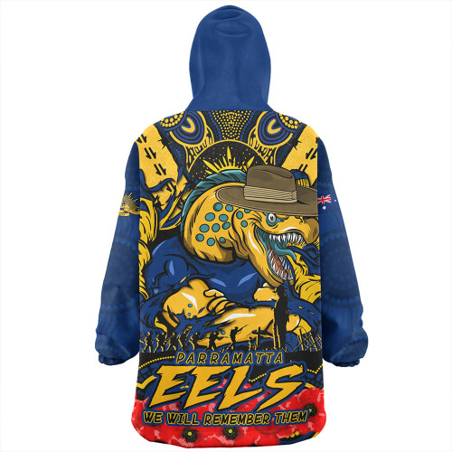 Parramatta Eels Snug Hoodie Ripped Legacy Of The Game The ANZAC Spirit Lives On