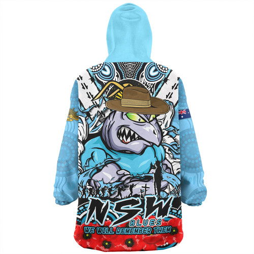 New South Wales Blues Snug Hoodie Ripped Legacy Of The Game The ANZAC Spirit Lives On New South Wales Blues Snug Hoodie Ripped Legacy Of The Game The ANZAC Spirit Lives On