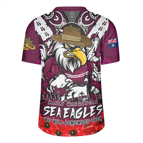 Manly Warringah Sea Eagles Rugby Jersey Ripped Legacy Of The Game The ANZAC Spirit Lives On