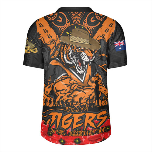 Wests Tigers Rugby Jersey Ripped Legacy Of The Game The ANZAC Spirit Lives On