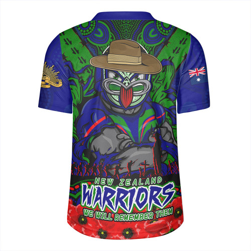 New Zealand Warriors Rugby Jersey Ripped Legacy Of The Game The ANZAC Spirit Lives On