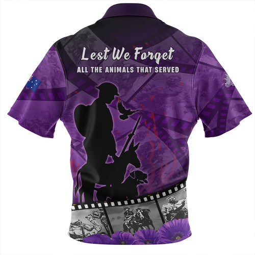 Australia Hawaiian Shirt Anzac Day Lest We Forget Historical Footage Of Animals Australia Hawaiian Shirt Anzac Day Lest We Forget Historical Footage Of Animals