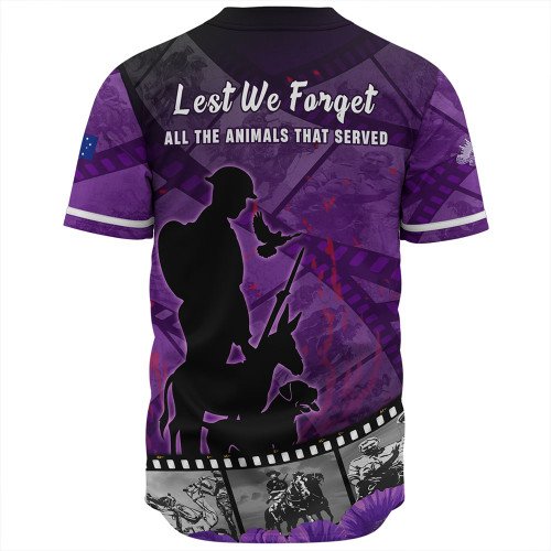 Australia Baseball Shirt Anzac Day Lest We Forget Historical Footage Of Animals Australia Baseball Shirt Anzac Day Lest We Forget Historical Footage Of Animals