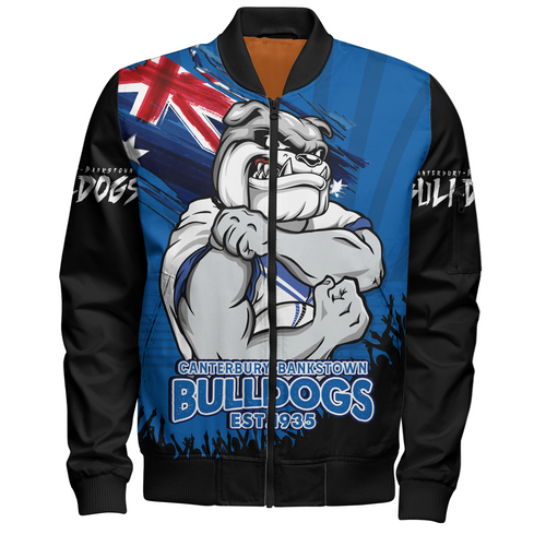 Canterbury-Bankstown Bulldogs Bomber Jacket Heart Of A Fighter Tough And Fearless Canterbury-Bankstown Bulldogs Bomber Jacket Heart Of A Fighter Tough And Fearless