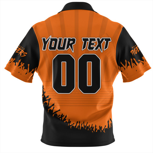 Wests Tigers Hawaiian Shirt Heart Of A Fighter Tough And Fearless