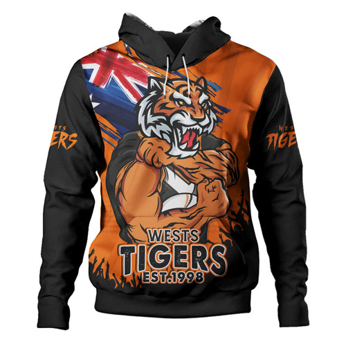 Wests Tigers Hoodie Heart Of A Fighter Tough And Fearless Wests Tigers Hoodie Heart Of A Fighter Tough And Fearless