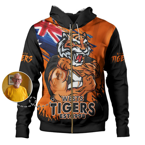 Wests Tigers Hoodie Heart Of A Fighter Tough And Fearless Wests Tigers Hoodie Heart Of A Fighter Tough And Fearless