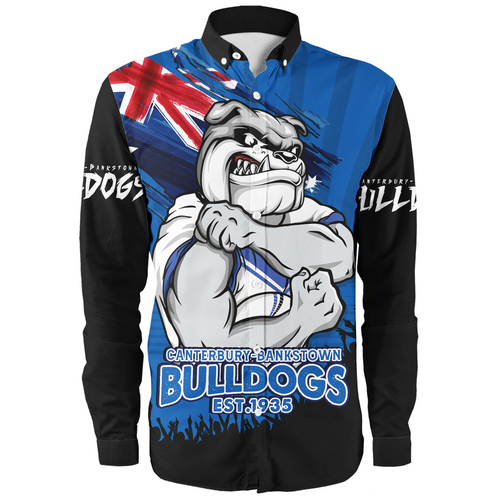 Canterbury-Bankstown Bulldogs Long Sleeve Shirt Heart Of A Fighter Tough And Fearless Canterbury-Bankstown Bulldogs Long Sleeve Shirt Heart Of A Fighter Tough And Fearless