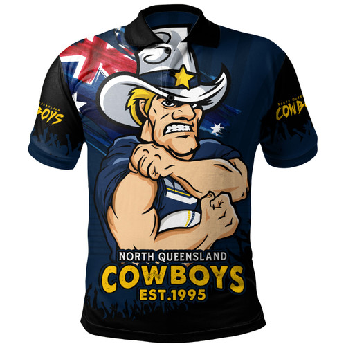 North Queensland Cowboys Polo Shirt Heart Of A Fighter Tough And Fearless North Queensland Cowboys Polo Shirt Heart Of A Fighter Tough And Fearless
