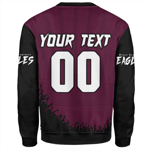 Manly Warringah Sea Eagles Sweatshirt Heart Of A Fighter Tough And Fearless Manly Warringah Sea Eagles Sweatshirt Heart Of A Fighter Tough And Fearless