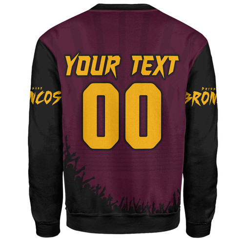 Brisbane Broncos Sweatshirt Heart Of A Fighter Tough And Fearless Brisbane Broncos Sweatshirt Heart Of A Fighter Tough And Fearless