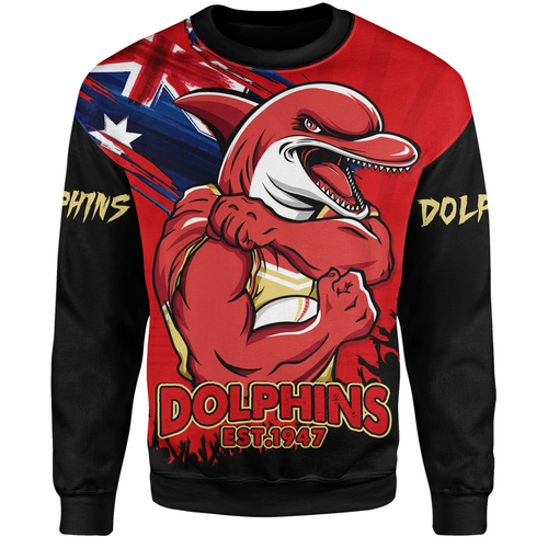 Redcliffe Dolphins Sweatshirt Heart Of A Fighter Tough And Fearless Redcliffe Dolphins Sweatshirt Heart Of A Fighter Tough And Fearless