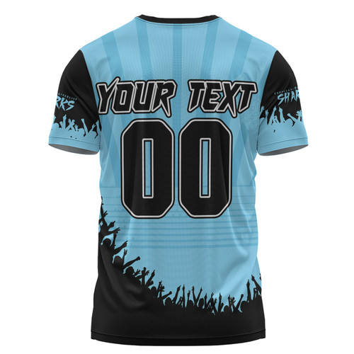 Cronulla-Sutherland Sharks T-Shirt Heart Of A Fighter Tough And Fearless Cronulla-Sutherland Sharks T-Shirt Heart Of A Fighter Tough And Fearless