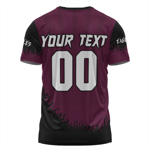 Manly Warringah Sea Eagles T-Shirt Heart Of A Fighter Tough And Fearless Manly Warringah Sea Eagles T-Shirt Heart Of A Fighter Tough And Fearless