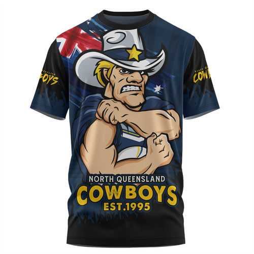 North Queensland Cowboys T-Shirt Heart Of A Fighter Tough And Fearless North Queensland Cowboys T-Shirt Heart Of A Fighter Tough And Fearless