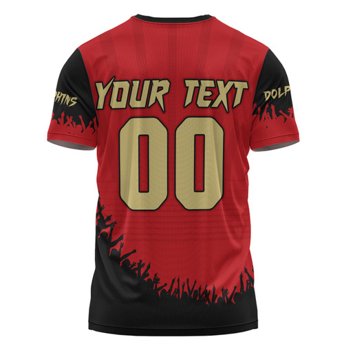 Redcliffe Dolphins T-Shirt Heart Of A Fighter Tough And Fearless Redcliffe Dolphins T-Shirt Heart Of A Fighter Tough And Fearless