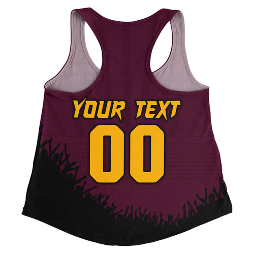 Brisbane Broncos Women Racerback Singlet Heart Of A Fighter Tough And Fearless Brisbane Broncos Women Racerback Singlet Heart Of A Fighter Tough And Fearless