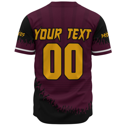 Brisbane Broncos Baseball Shirt Heart Of A Fighter Tough And Fearless Brisbane Broncos Baseball Shirt Heart Of A Fighter Tough And Fearless