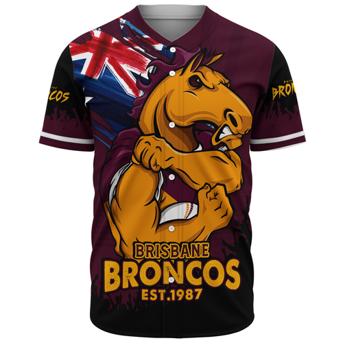 Brisbane Broncos Baseball Shirt Heart Of A Fighter Tough And Fearless Brisbane Broncos Baseball Shirt Heart Of A Fighter Tough And Fearless