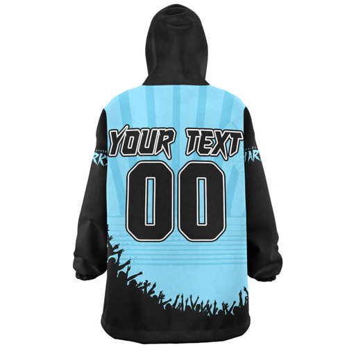 Cronulla-Sutherland Sharks Snug Hoodie Heart Of A Fighter Tough And Fearless