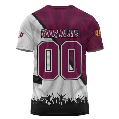 Queensland Maroons T-Shirt Origin Battleground Maroons Unleashed