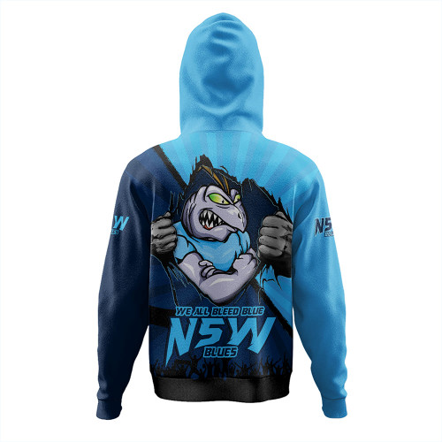 New South Wales Blues Hoodie Origin Battleground Blues Unleashed New South Wales Blues Hoodie Origin Battleground Blues Unleashed