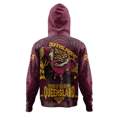 Queensland Maroons Hoodie State Crusher Maroons