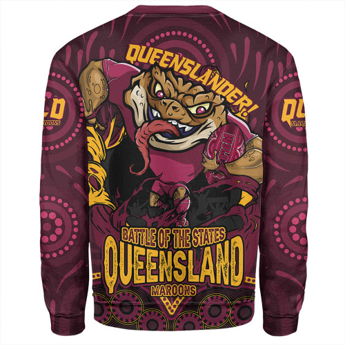 Queensland Maroons Sweatshirt State Crusher Maroons