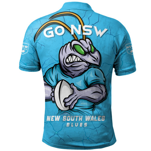 New South Wales Blues Polo Shirt Go NSW Blues Break The Limit New South Wales Blues Polo Shirt Go NSW Blues Break The Limit
