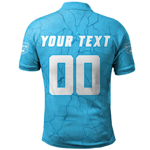 New South Wales Blues Polo Shirt Go NSW Blues Break The Limit New South Wales Blues Polo Shirt Go NSW Blues Break The Limit