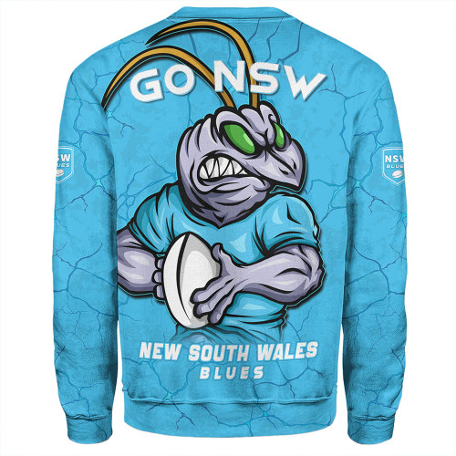 New South Wales Blues Sweatshirt Go NSW Blues Break The Limit New South Wales Blues Sweatshirt Go NSW Blues Break The Limit