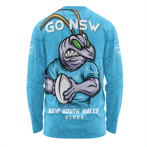 New South Wales Blues Long Sleeve T-shirt Go NSW Blues Break The Limit New South Wales Blues Long Sleeve T-shirt Go NSW Blues Break The Limit