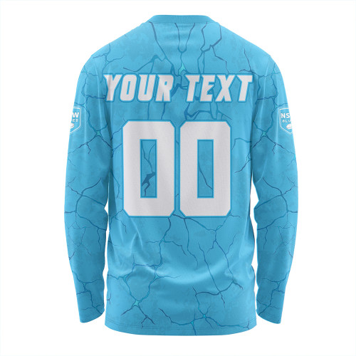 New South Wales Blues Long Sleeve T-shirt Go NSW Blues Break The Limit New South Wales Blues Long Sleeve T-shirt Go NSW Blues Break The Limit