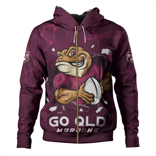 Queensland Maroons Hoodie Go QLD Maroons Break The Limit Queensland Maroons Hoodie Go QLD Maroons Break The Limit