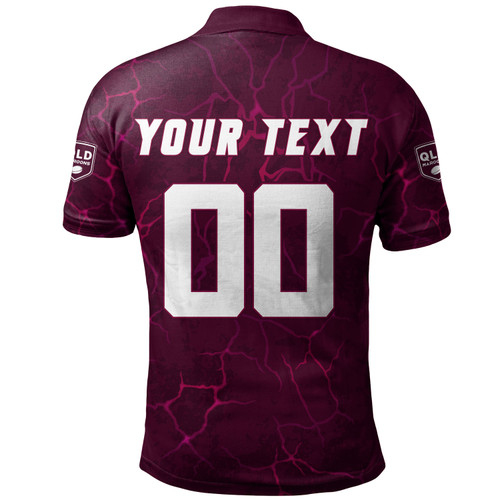 Queensland Maroons Polo Shirt Go QLD Maroons Break The Limit Queensland Maroons Polo Shirt Go QLD Maroons Break The Limit
