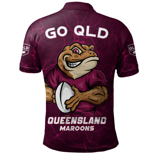 Queensland Maroons Polo Shirt Go QLD Maroons Break The Limit Queensland Maroons Polo Shirt Go QLD Maroons Break The Limit