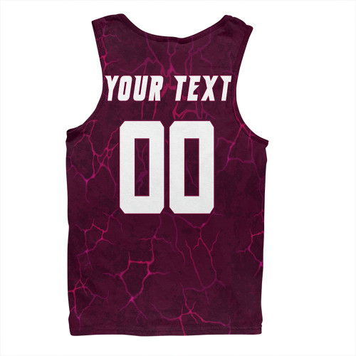 Queensland Maroons Men Singlet Go QLD Maroons Break The Limit