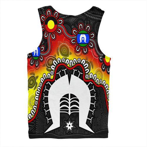 Indigenous Australian Aboriginal Men Singlet Naidoc Week Echo Of Ancestors